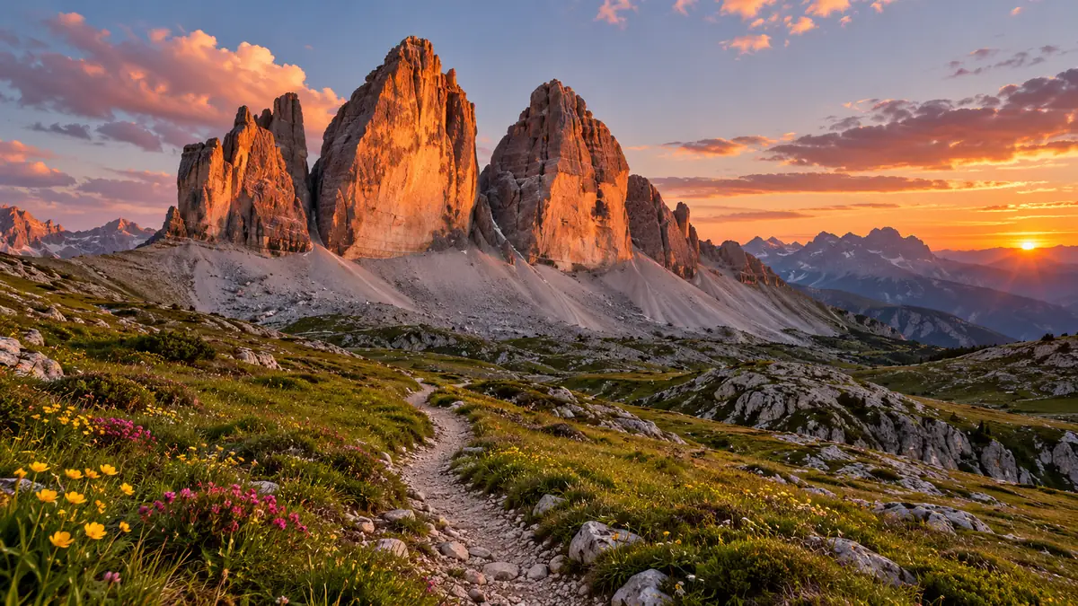 szlaki w dolomitach